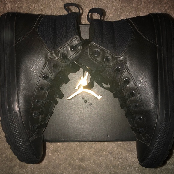 All black Converse Shoes Size 11 US - Picture 3 of 7